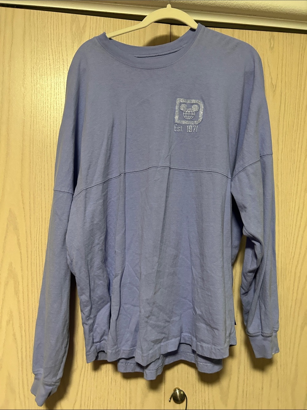 Disney Light Purple Long-Sleeve Graphic Tee